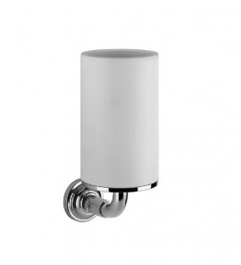 Gessi Venti20 Kubek z uchwytem ściennym biały/chrom 65407.031