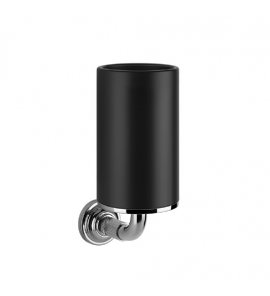 Gessi Venti20 Kubek z uchwytem ściennym czarny/chrom 65408.031