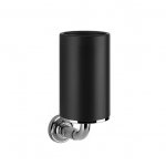 Gessi Venti20 Kubek z uchwytem ściennym czarny/chrom 65408.031