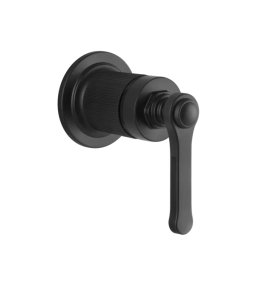 Gessi Venti20 Mieszacz ścienny z jednym wyjściem element zewnętrzny matte black 65131.299