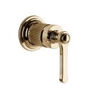 Gessi Venti20 Mieszacz ścienny z jednym wyjściem element zewnętrzny warm bronze pvd 65131.735
