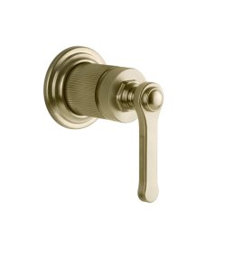 Gessi Venti20 Mieszacz ścienny z jednym wyjściem element zewnętrzny brass brushed pvd 65131.727