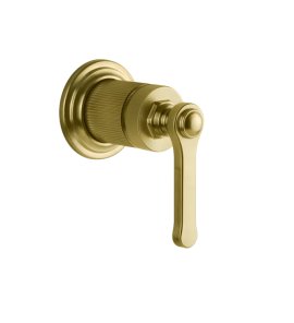 Gessi Venti20 Mieszacz ścienny z jednym wyjściem element zewnętrzny gold brushed pvd 65131.716