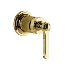 Gessi Venti20 Mieszacz ścienny z jednym wyjściem element zewnętrzny gold pvd 65131.246