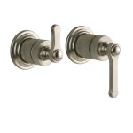 Gessi Venti20 Mieszacz ścienny 2-drożny element zewnętrzny finox brushed nickel 65038.149