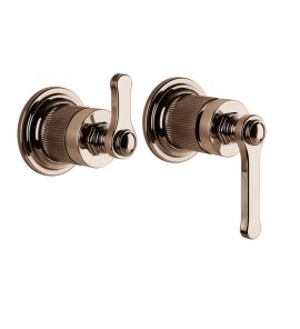 Gessi Venti20 Mieszacz ścienny 2-drożny element zewnętrzny copper pvd 65038.030