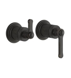 Gessi Venti20 Mieszacz ścienny 2-drożny element zewnętrzny aged bronze 65038.187