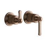 Gessi Venti20 Mieszacz ścienny 2-drożny element zewnętrzny copper brushed pvd 65038.708