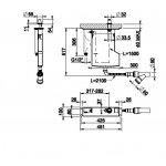 Gessi Venti20 Moduł do prysznica ręcznego element podtynkowy chrom 65049.031