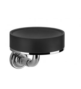 Gessi Venti20 Mydelniczka z uchwytem ściennym czarny/chrom 65402.031