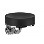 Gessi Venti20 Mydelniczka z uchwytem ściennym czarny/chrom 65402.031