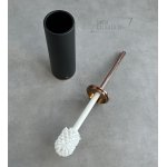  Gessi Venti20 Pojemnik ze szczotką do WC wolnostojąca copper PVD 58544.030