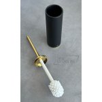  Gessi Venti20 Pojemnik ze szczotką do WC wolnostojąca gold PVD 58544.246