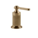 Gessi Venti20 Przełącznik wannowo-prysznicowy jednootworowy warm bronze brushed pvd 65100.726