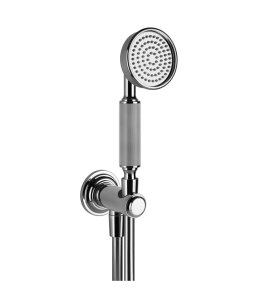 Gessi Venti20 Słuchawka prysznicowa z wężem i kolanem wypływu chrom 65123.031