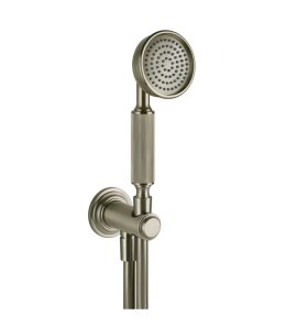 Gessi Venti20 Słuchawka prysznicowa z wężem i kolanem wypływu finox brushed nickel 65123.149