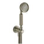 Gessi Venti20 Słuchawka prysznicowa z wężem i kolanem wypływu finox brushed nickel 65123.149