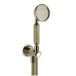 Gessi Venti20 Słuchawka prysznicowa z wężem i kolanem wypływu brass pvd 65123.710