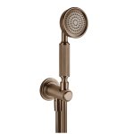Gessi Venti20 Słuchawka prysznicowa z wężem i kolanem wypływu copper brushed pvd 65123.708
