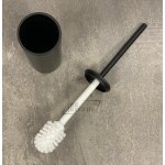 Gessi Venti20 Szczotka do WC wolnostojąca czarny mat 58544.299
