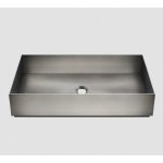 Gessi Venti20 Umywalka nablatowa 60x35 cm bez przelewu steel brushed 54606.239