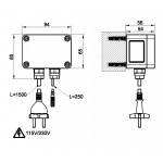 Gessi Zasilacz do bateri elektronicznych Chrom 44680.031 / 44680031