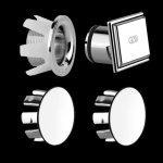 Gessi Zaślepki chrom 46765.031 / 46765031