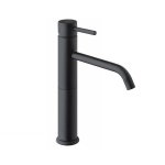 Giulini Giovanni Bateria umywalkowa jednootworowa z korkiem Click-Clack czarny mat 6539ANO/K