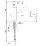 Giulini Giovanni Hermitage bateria umywalkowa 4433