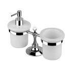 Giulini Giovanni Ibisco Crystal Kubek z Dozownikiem biały/chrom RG1129/S