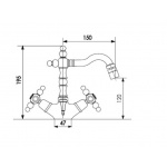 Giulini Giovanni Parigi bateria bidetowa 7358