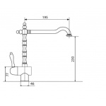 Giulini Giovanni Praga bateria umywalkowa 7527