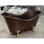 Kolory Meksyku Gloria Wanna wolnostojąca miedziana młotkowana na nóżkach 180 x 90 cm GLORIA