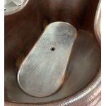 Kolory Meksyku Gloria Wanna wolnostojąca miedziana młotkowana na nóżkach 180 x 90 cm GLORIA