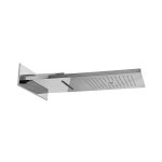 Graff Aqua-Sense Deszczownica prysznicowa wielofunkcyjna ścienna Polerowana stal E-8201-PS