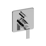 Graff Bateria natryskowa podtynkowa z przełącznikiem 3-drożnym - element zewnętrzny Chrom E-17041-LM40N-T