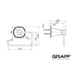 Graff Finezza Uno Uchwyt na papier toaletowy ścienny Chrom E-9506