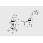 Graff Finezza Uno Zestaw prysznicowy z przełącznikiem Chrom E-6855-LM47B