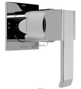 GRAFF QUBIC Podtynkowy zawór 4-drogowy 1/2 dla baterii prysznicowej  - elementy zewnętrzne, polerowany chrom 2361100