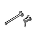 Graff Terra Bateria umywalkowa 2-otworowa podtynkowa 190 mm - element zewnętrzny Chrom E-6735-LM46W-T