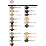 Graff Terra Zestaw natryskowy podtynkowy z deszczownicą Ø 252 mm z zestawem prysznicowym - element zewnętrzny Chrom TER01