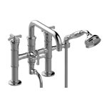 Graff Vignola Bateria wannowa nablatowa z zestawem prysznicowym Chrom E-11659-R4-C20B