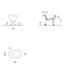 GSI Ceramica Classic Bidet stojący 54x37 biały połysk 8762111