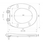 GSI Ceramica Classic Deska wolnoopadająca czarny MSC87CN20