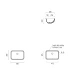 GSI Ceramica Classic Umywalka 55x38 biały połysk 724311