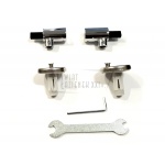 Hatria You & Me Zawiasy wolnoopadające do deski chrom YXZB