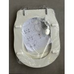   Hidra Ellade Deska wolnoopadająca biała, zawiasy chrom DXZ.001 W MAGAZYNIE!!