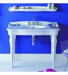 Hidra Ellade Konsola umywalkowa 112x63 cm Biała D30.001