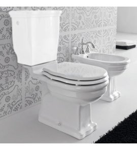 Hidra Ellade Miska WC stojąca bez deski i spłuczki z pionowym odpływem Biały D12.001