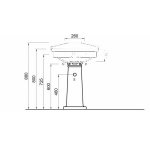 Hidra Ellade Postument Biały D16.001